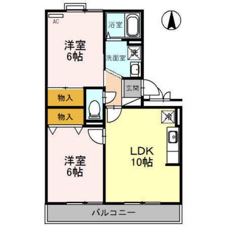 リシェス・オカザキの物件間取画像